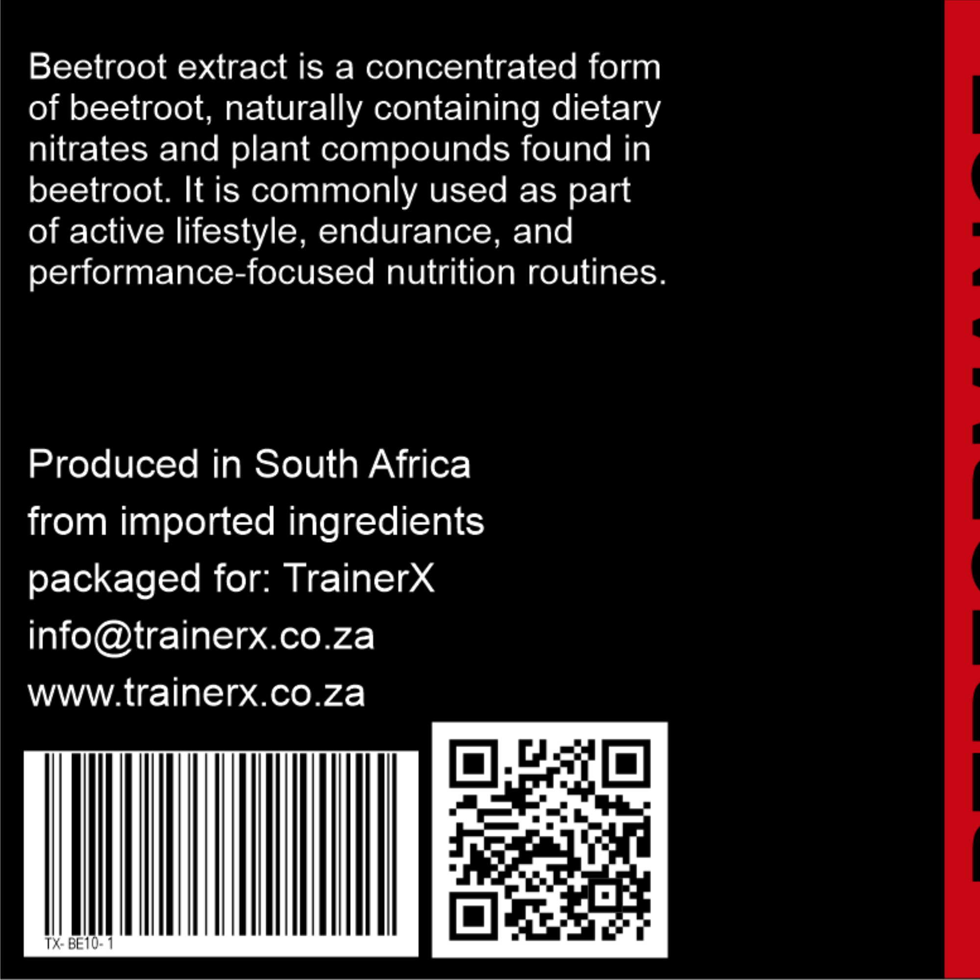 Beetroot Extract 10:1 Capsules - Image 4