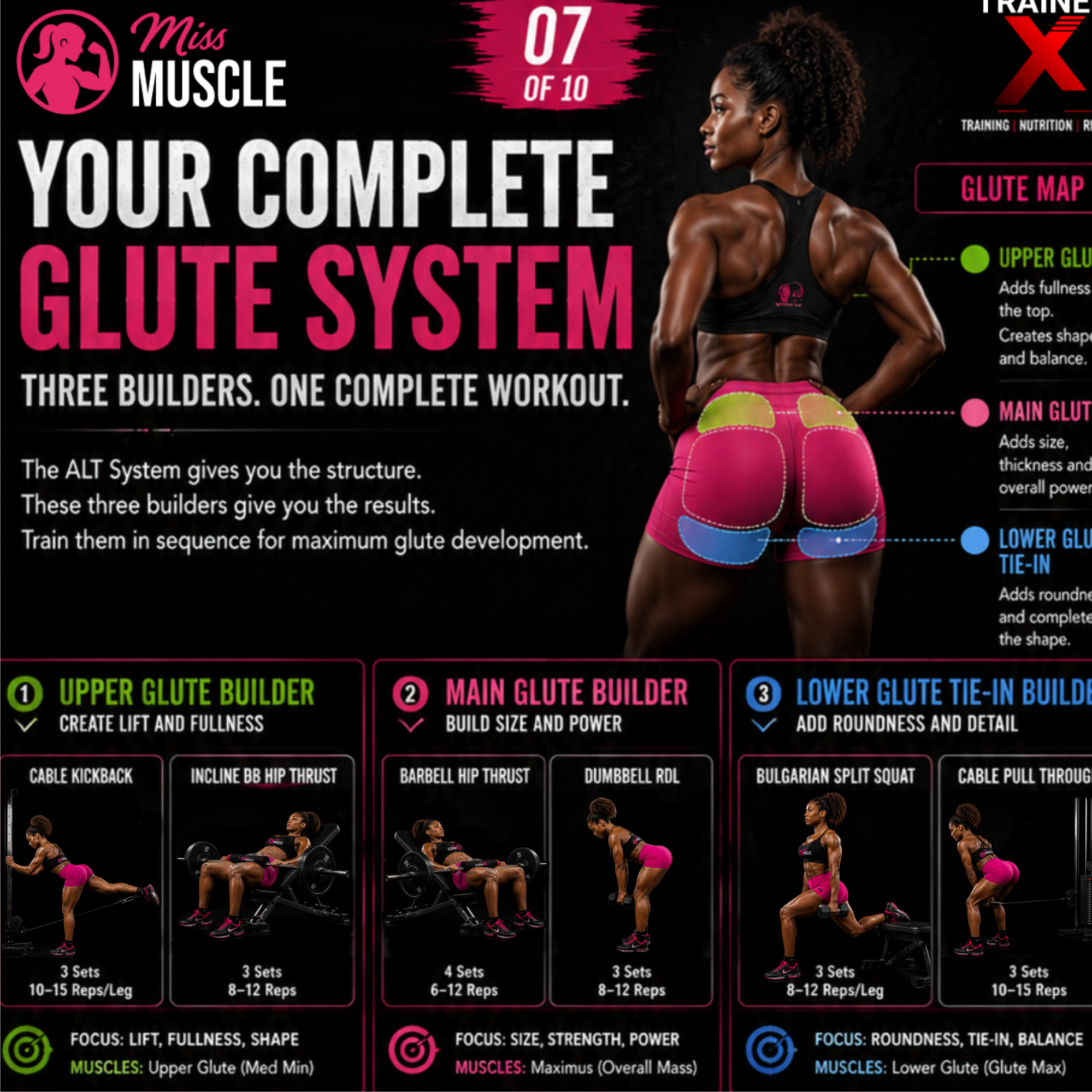 MISS Muscle Glute Game Changer ALT Method -Women’s Glute Workout Plan - Image 2